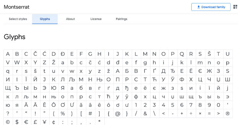 Bộ font Montserrat: Tải miễn phí và sử dụng cho thiết kế đẹp mắt