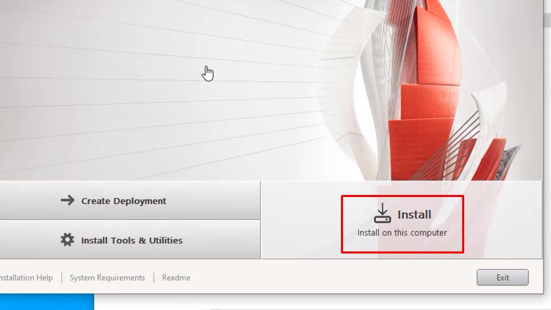 Bấm Install