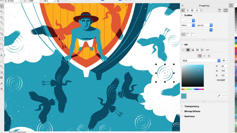 CorelDRAW 2023 có hiệu năng tối ưu Hiệu năng tối ưu