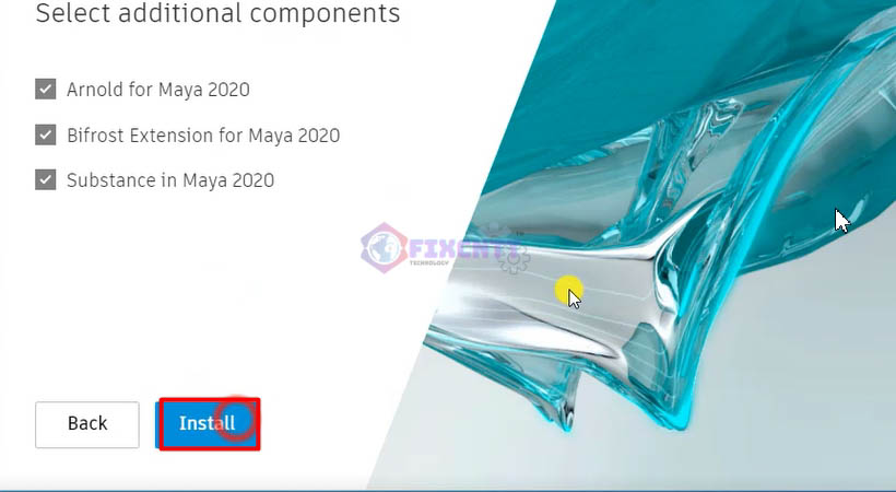 Chọn Install